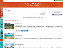 Tablet Screenshot of coconuthotelguest.com